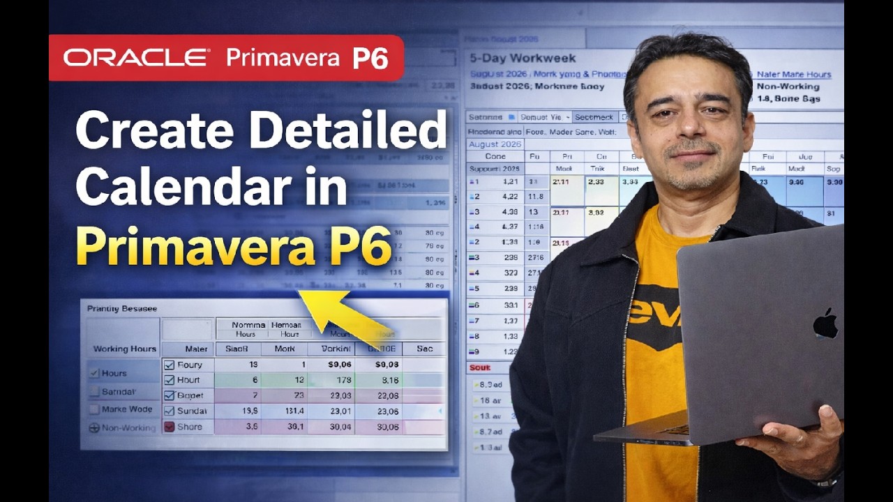Primavera P6 Tutorial for Beginners: How to Create a Project and Calendar