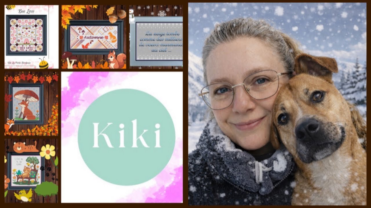Événement « la broderie avec Kiki » #pointdecroix @kikilapetitebrodeuse 