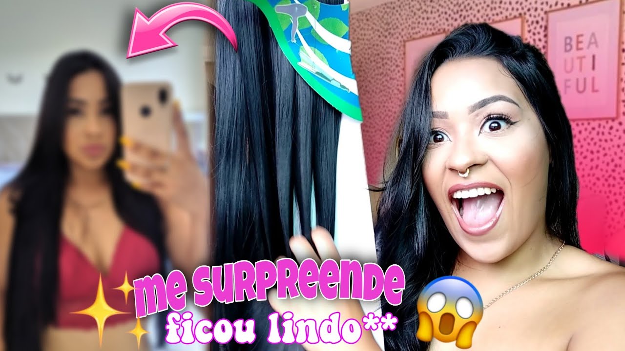 COMPREI UM TIC TAC DE CABELO ORGANICO **muito barato 😱