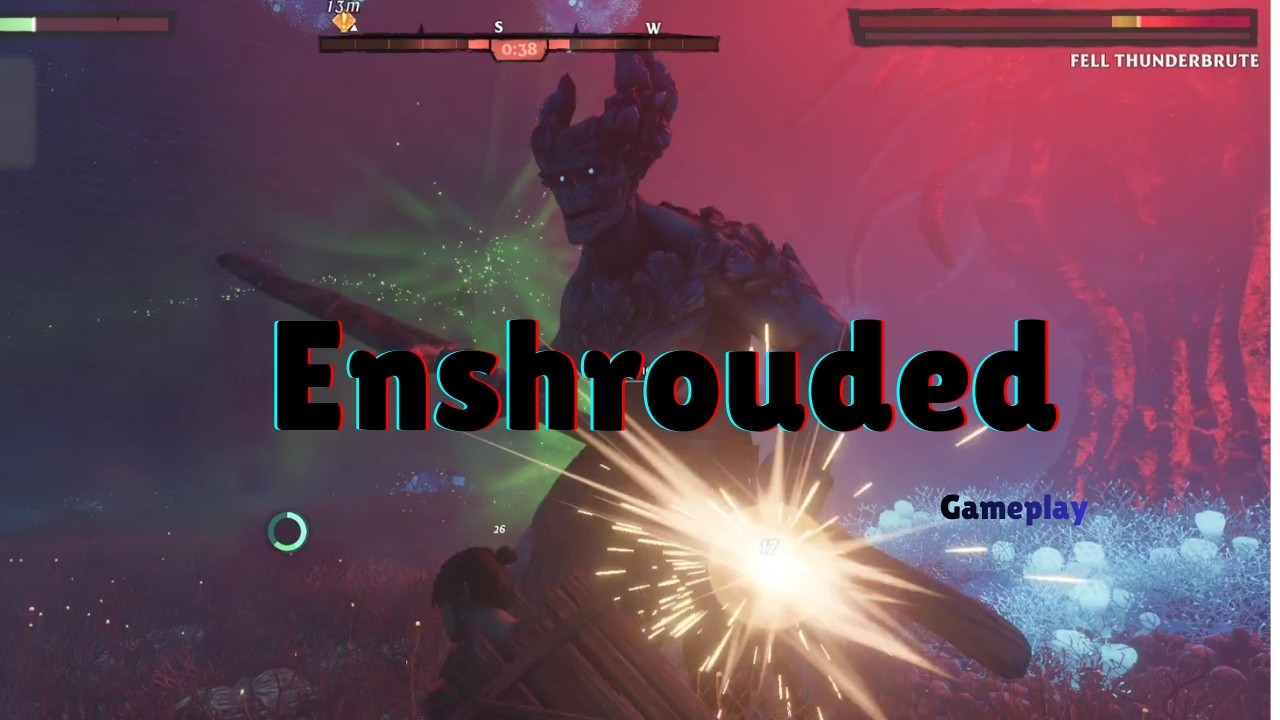 Enshrouded - Casual Gameplay : exploring and killing the boss #enshrouded