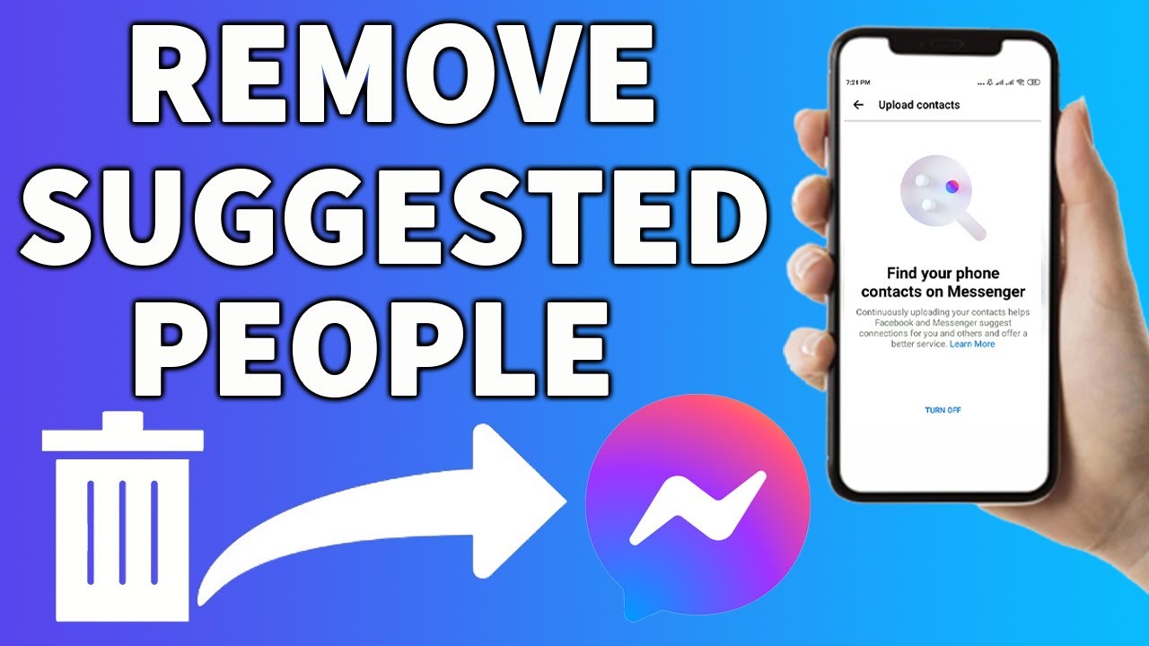 How to remove suggested people on Messenger