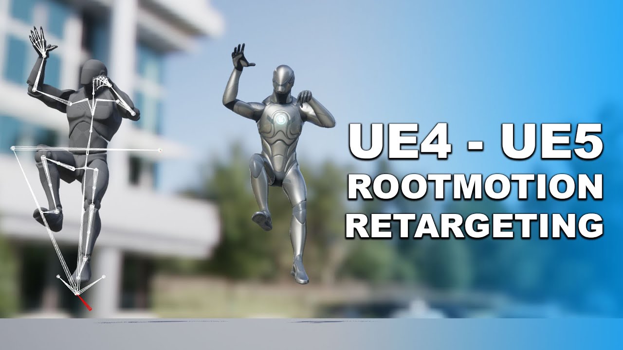Unreal Engine 5: перенос анимации корневого движения с UE4 на UE5