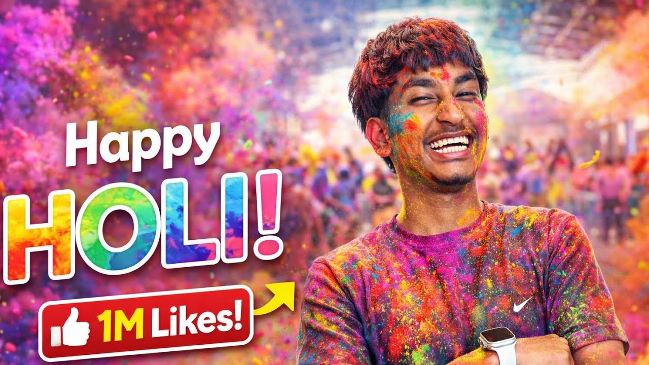 🤪happy holi sariya nu 🎨