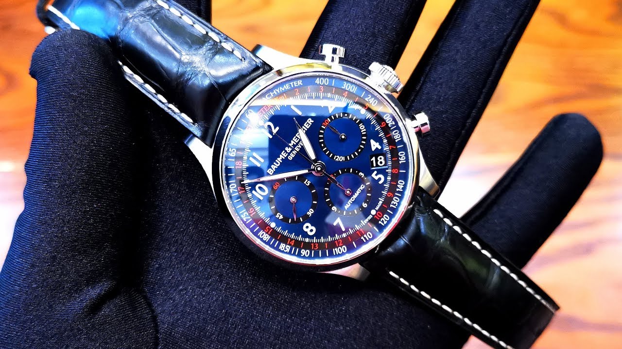[Review Đồng Hồ] Baume et Mercier Capeland Blue Chronograph MOA10065 | ICS Authentic