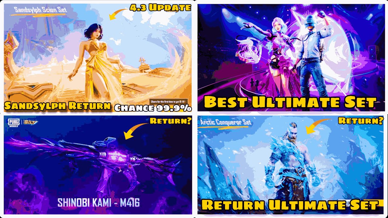 Shinobi Kami M416 Return In Next Update 😍 | Sandsylph AKM Return In New Update