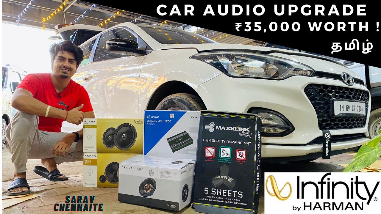 i20 AUDIO UPGRADE | WORTH ₹35,000 !! | CAR VLOG !!