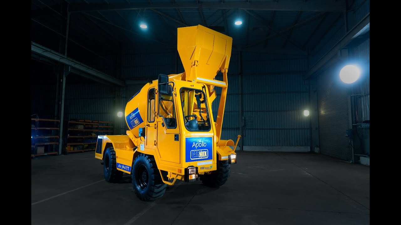 4TT (Apollo Carmix India's First Front Loading Self Loading Concrete Mixer)