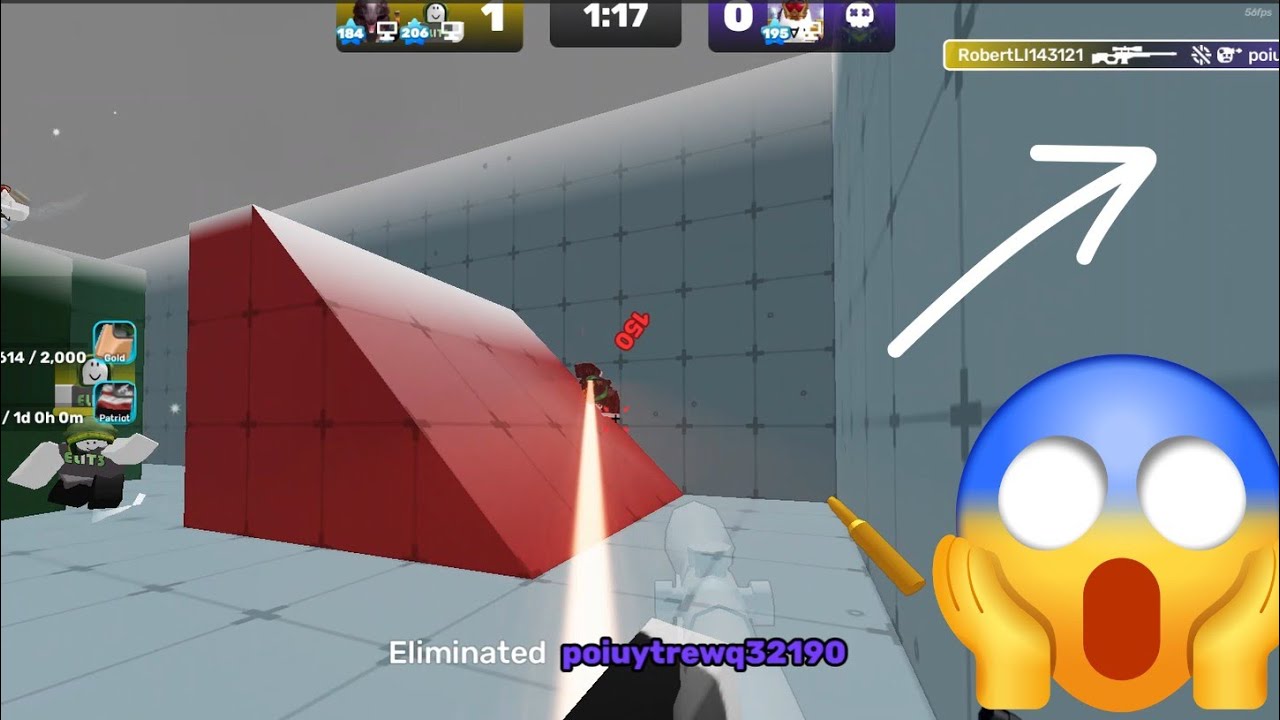Roblox Rival trickshot with my friend