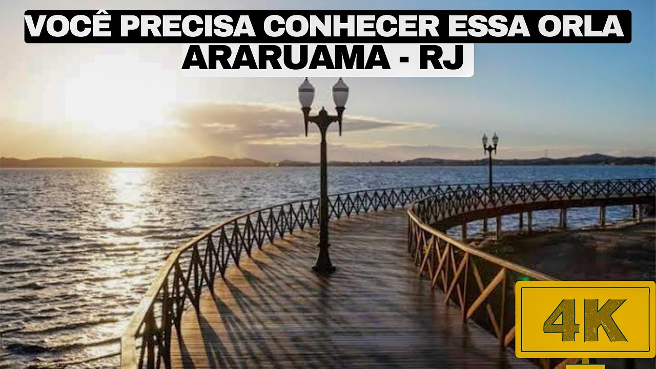 Nova Orla Oscar Niemeyer em Araruama - Rio de Janeiro de Bicicleta ( 10 km de extensão )