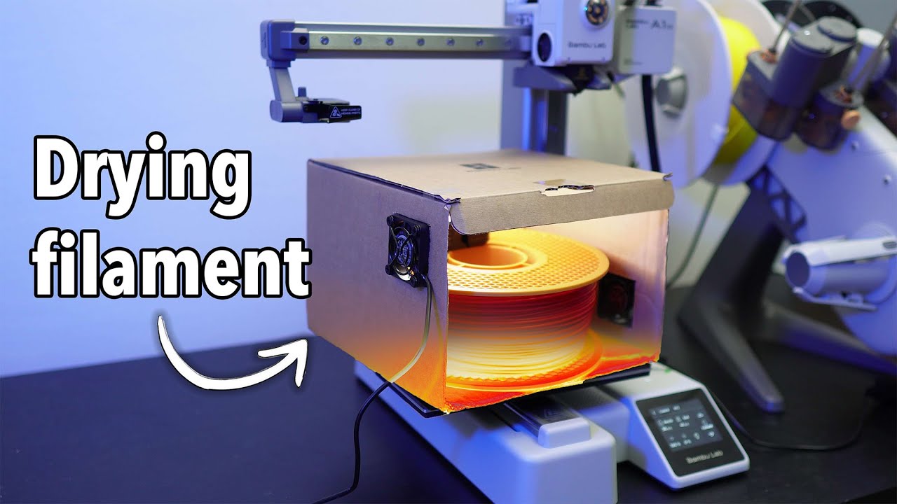 Как превратить 3D-принтер Bambu Lab A1 Mini в сушилку для нитей