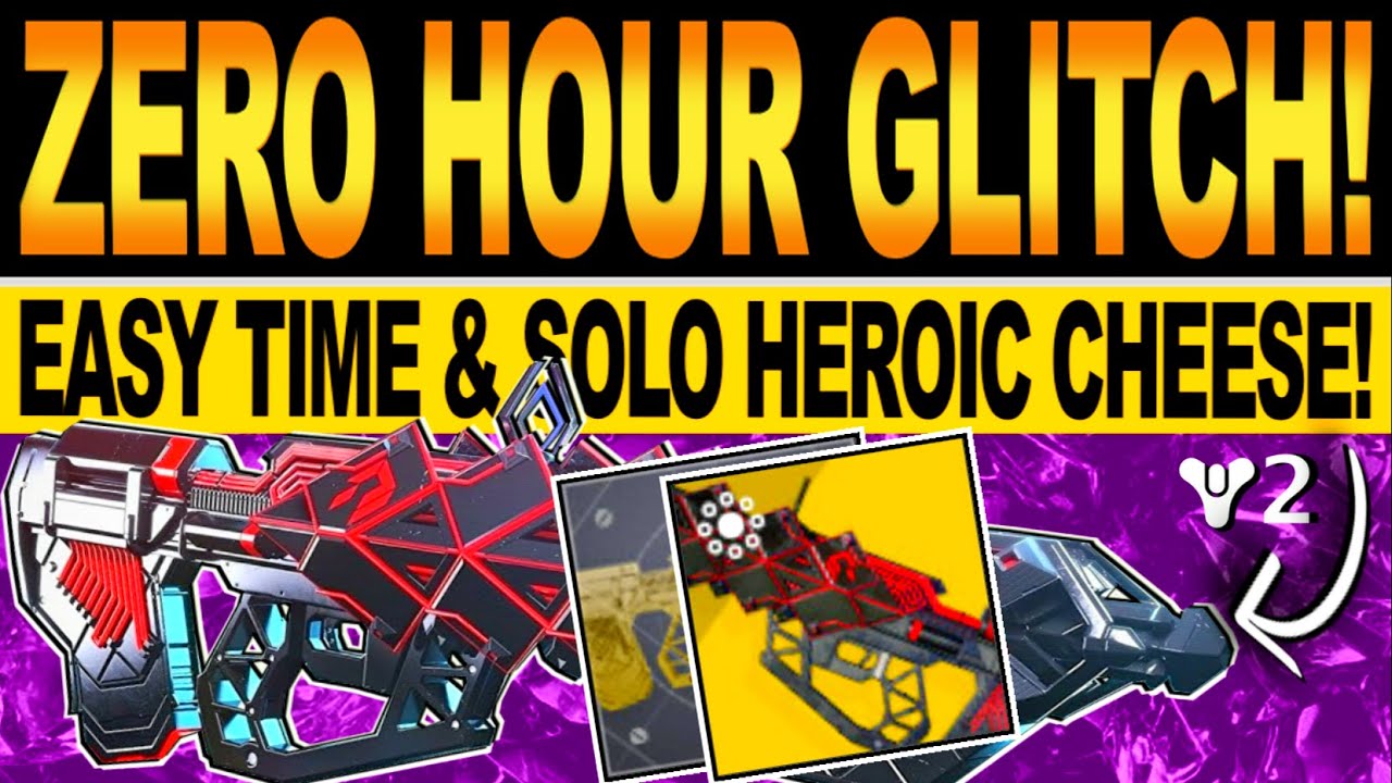Destiny 2 | ZERO HOUR TIME GLITCH! Easy OUTBREAK PERFECTED & CATALYST Cheese, Get Before It's GONE!