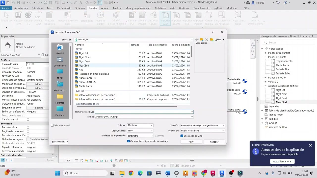 Model Revit a partir Autocad II