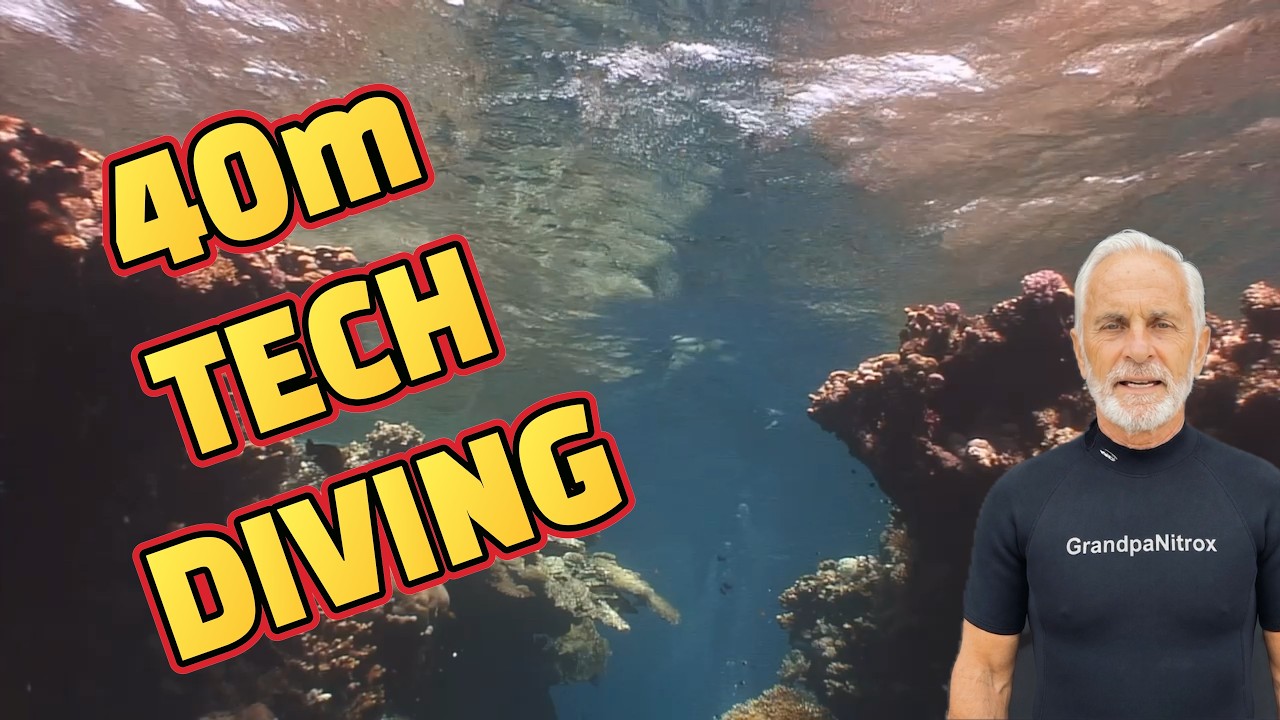 Is 40m too deep? talkingscuba #grandpanitrox #scuba #scubadiving