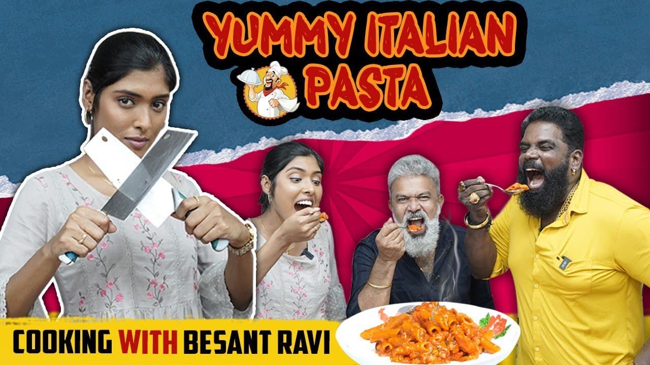 Yummy Italian Pasta 🍝 | Cook with Besant Ravi & Chef Adrian | Gayathri Reddy