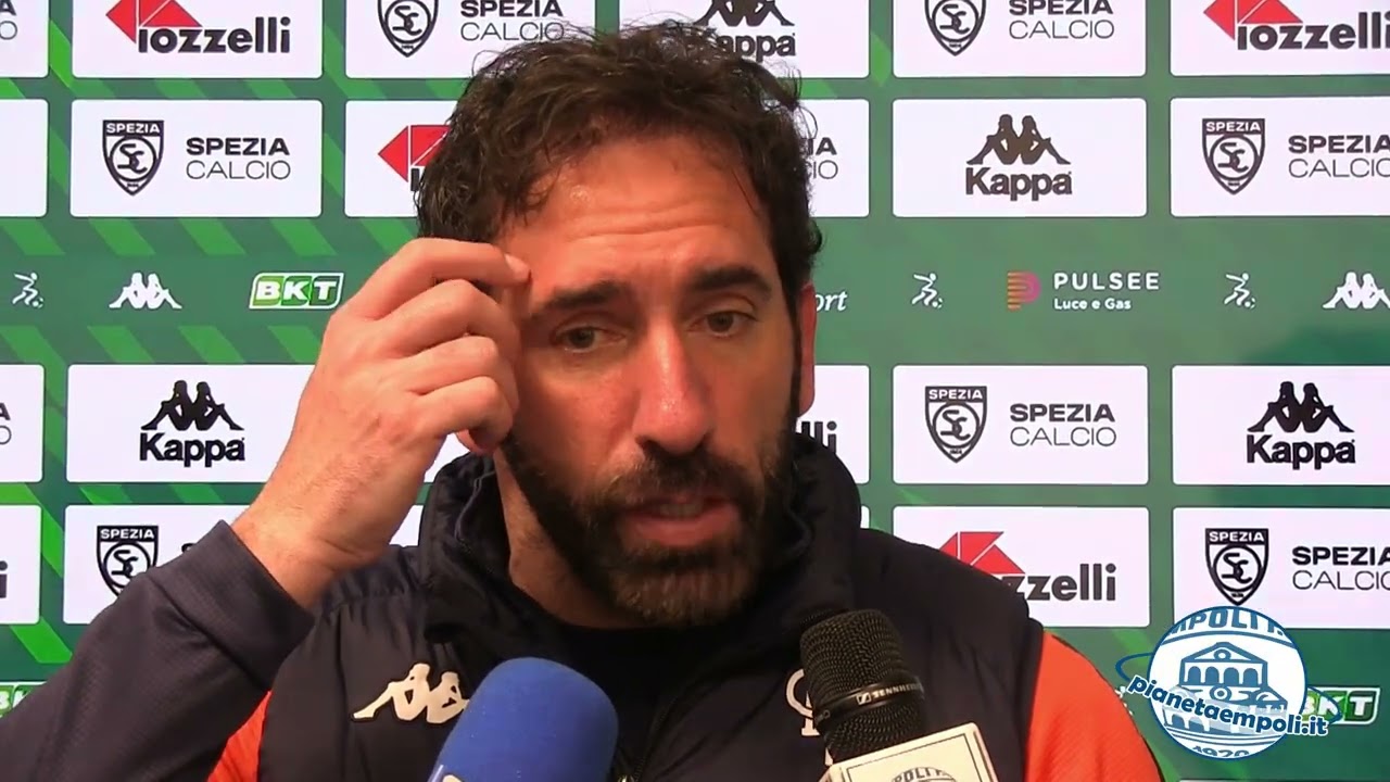 PianetaEmpoli.it | Mister Caserta nel dopo gara di Spezia-Empoli 1-1
