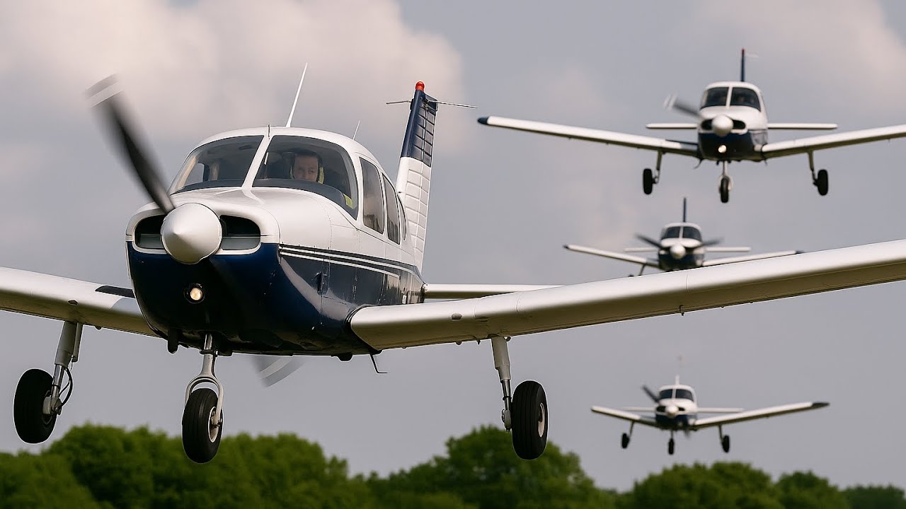 Close Call in the Sky! | First Flight to Sherburn-in-Elmet Airfield ✈️