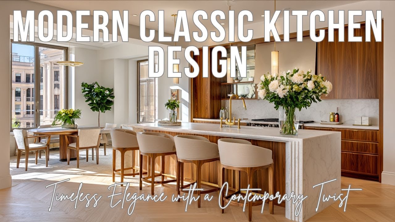 Modern Classic Kitchen Design | Timeless Elegance with a Contemporary Twist