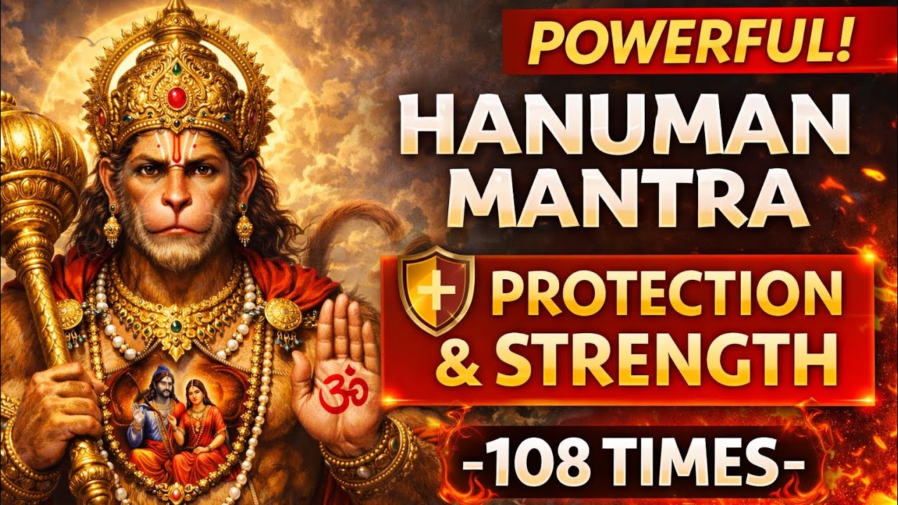 Hanuman Mantra for Courage, Success & Inner Power | 108 Times Chant