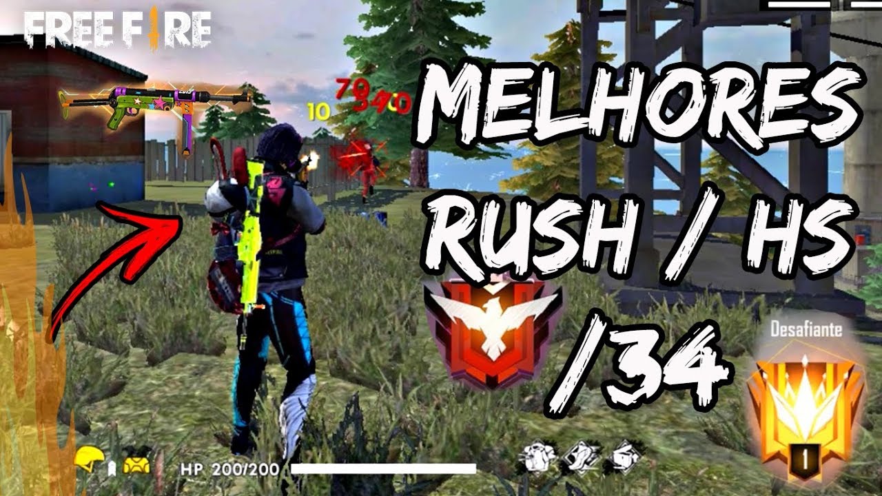 MELHORES MOMENTOS [HIGHLIGHT] #34 5.000 PONTOS - (GARU FREEFIRE) - BEST SMG's MP40 HS AND RUSH