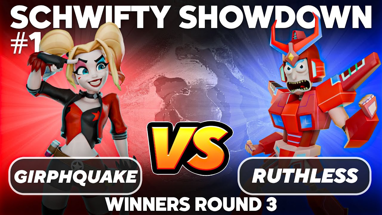 Победители 3-го раунда Schwifty Showdown: Ruthless (Рик) против Girphquake (Харли Куинн) MultiVersus
