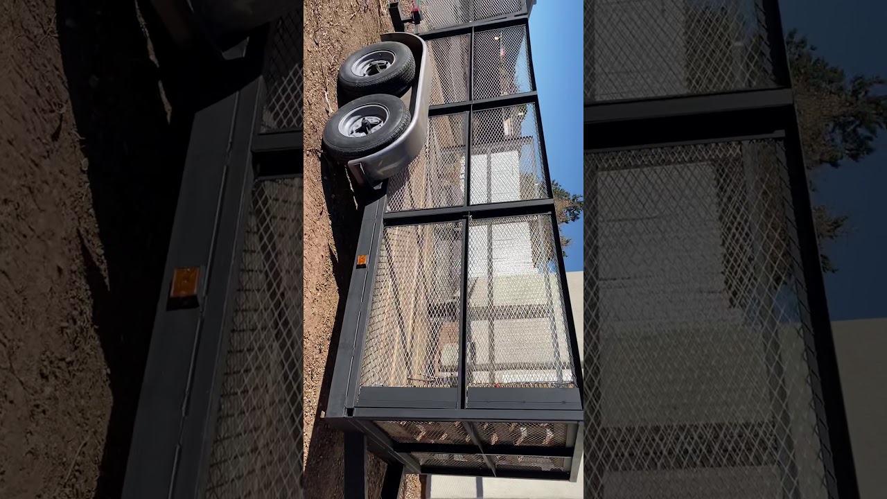 Winch and Pallet Unloading System Dumpster Trailer #DumpsterRental