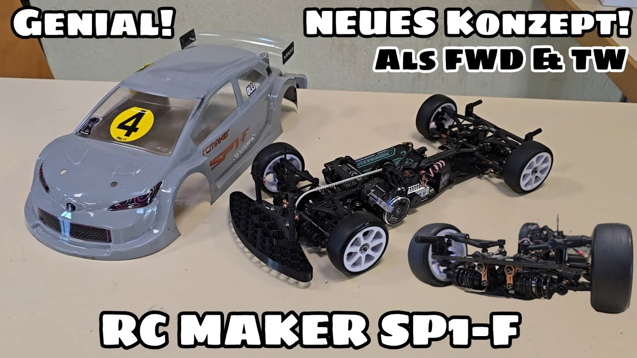 Genial Flachgefedert - RC Maker SP1 F FWD Elektro 1/10 Torenwagen