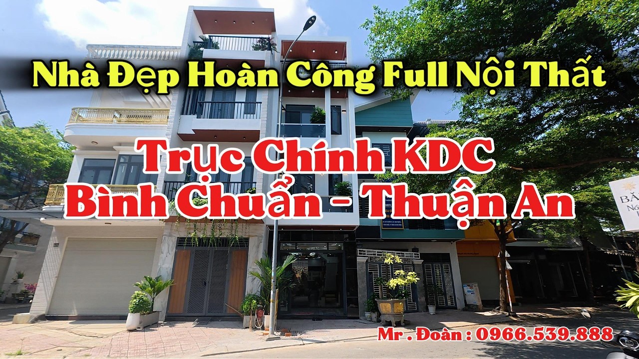 Bán nhà Thuận An ,Bình Dương | trục chính KDC đẹp 5.4 tỷ !