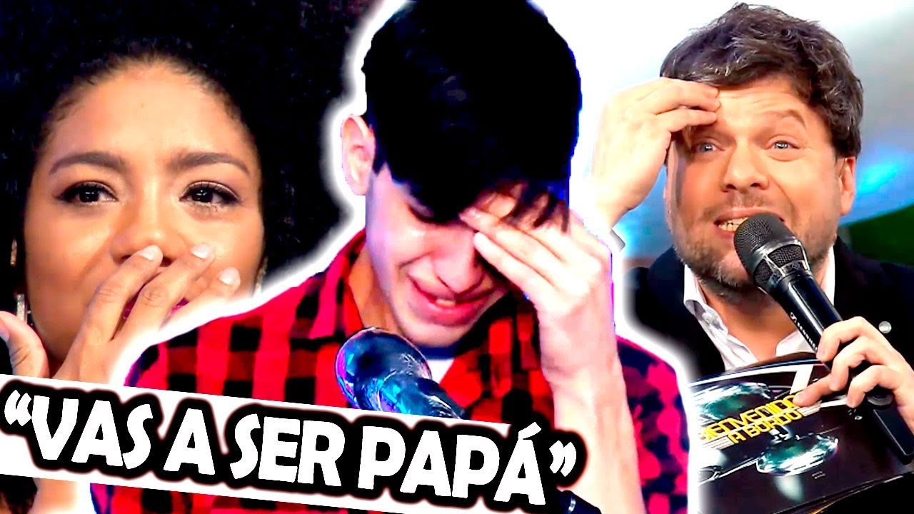 ¡SE ENTERÓ EN VIVO QUE IBA A SER PADRE! 😱 Quedó shockeado