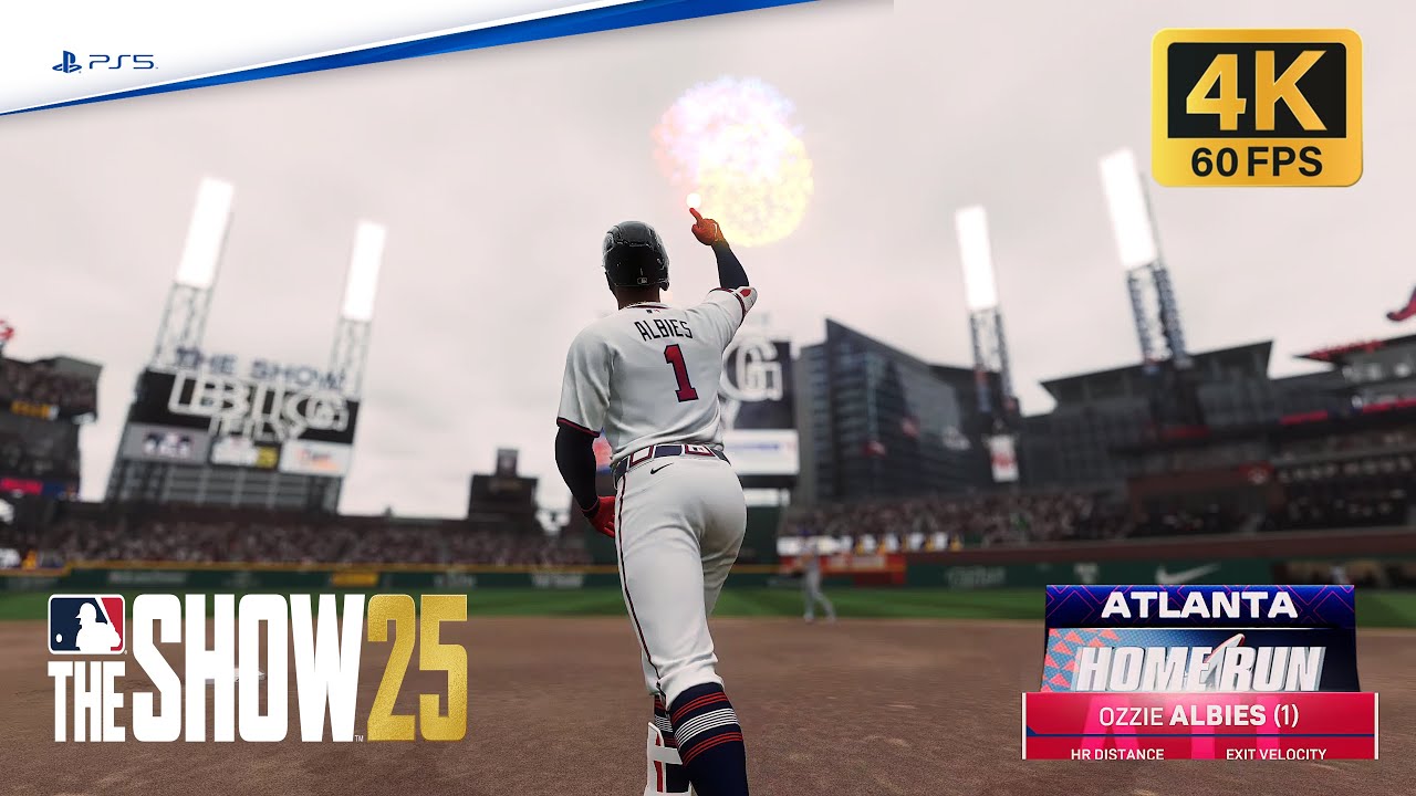 MLB The Show 25! - Gameplay Texas Rangers vs. Atlanta Braves (PS5 PRO) 4K