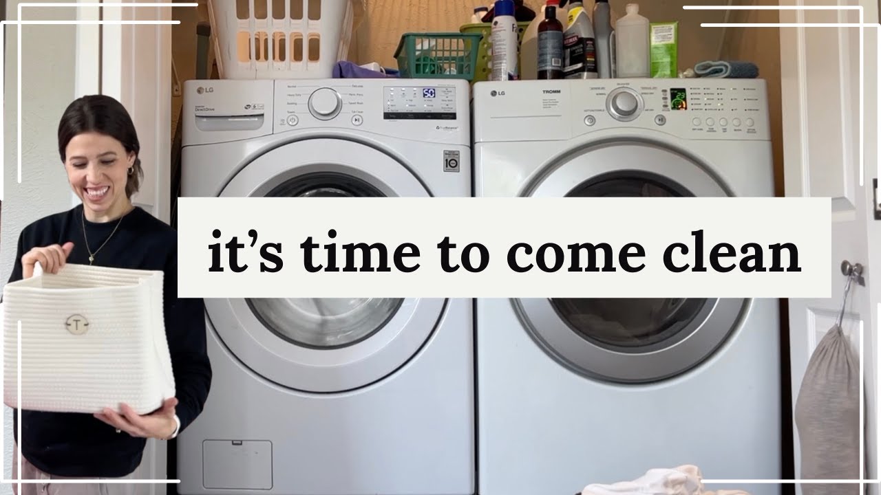 Laundry Closet HACK that saved me so much stress!  ||  🧺  Organizing laundry for a family of 6 👚