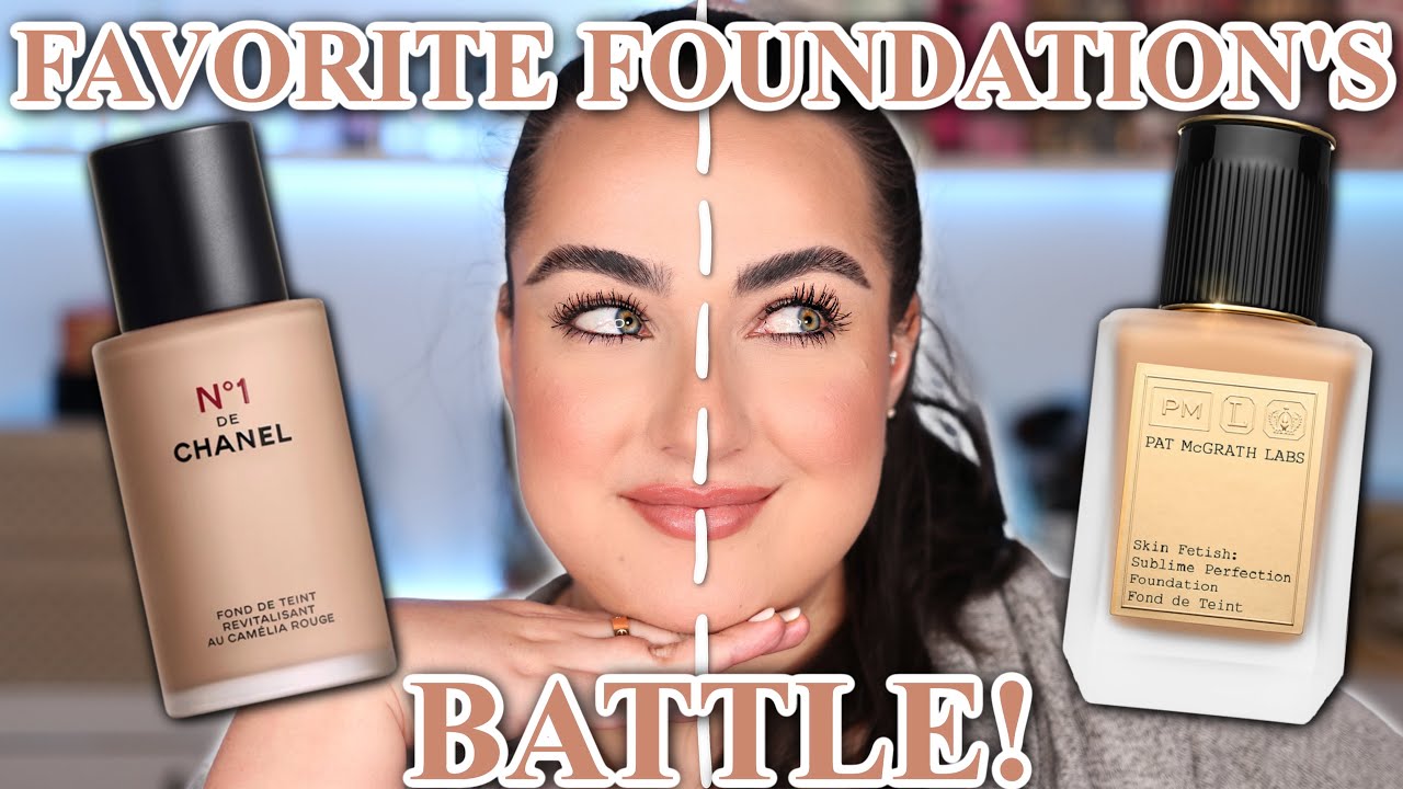 PAT MCGRATH SUBLIME PERFECTION FOUNDATION VS NO 1 DE CHANEL FOUNDATION! | MY FAVES BATTLE IT OUT!