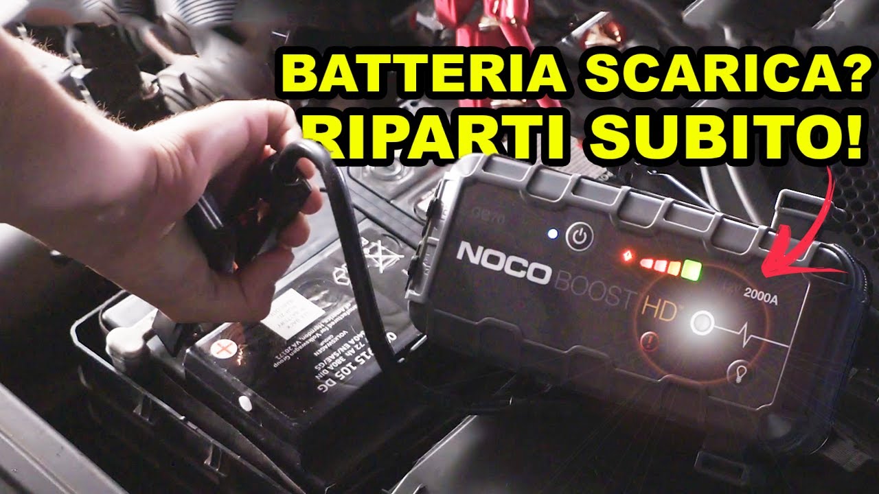 MIGLIORI BOOSTER AUTO PORTATILI su AMAZON nel 2025: Avviatore di Emergenza per Batterie Scariche.