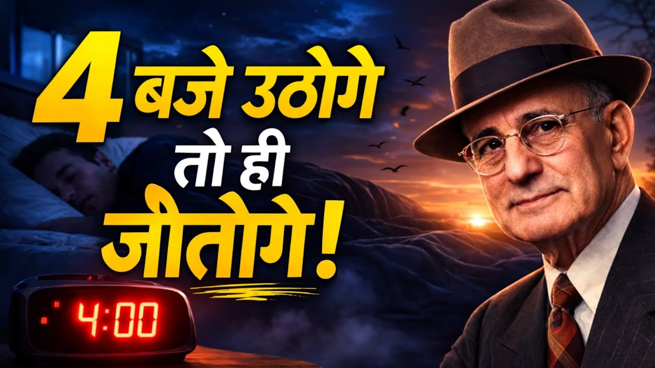 4 AM Success Formula: सुबह 4 बजे उठो औरअपनी किस्मत बदलो |Napoleon Hill Motivation