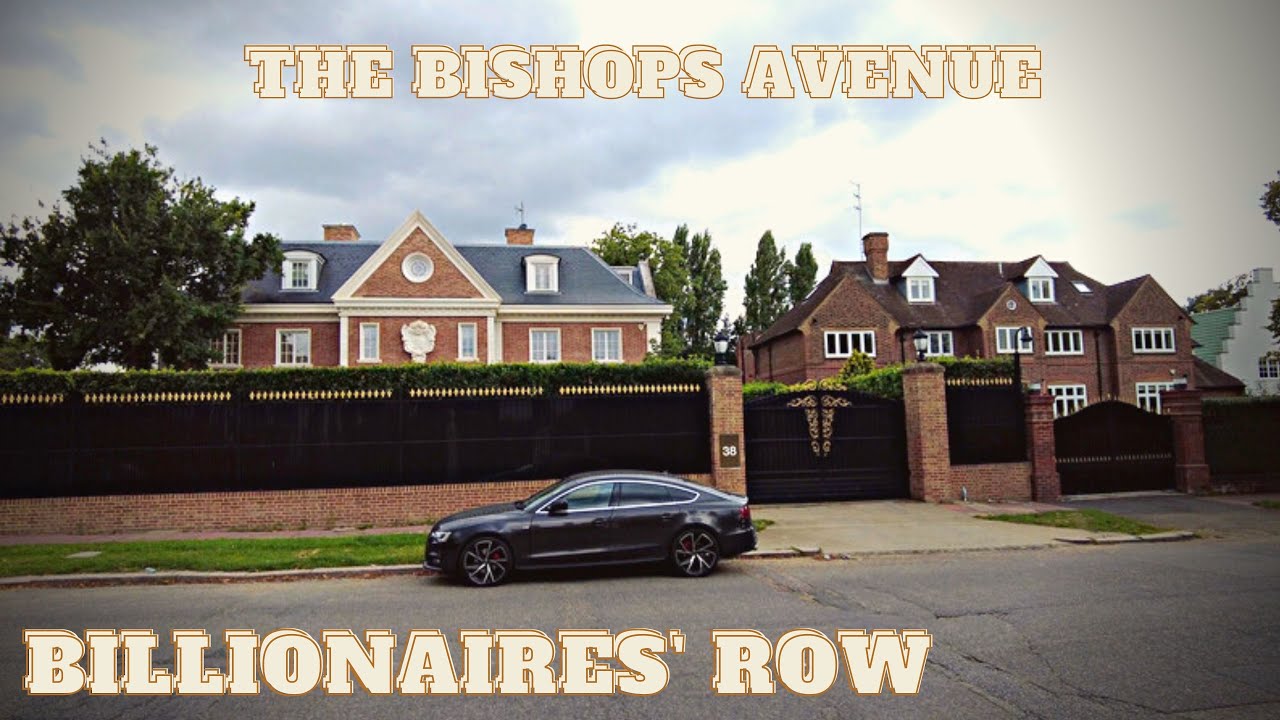 The Bishops Avenue N2 (Billionaires' Row) Walking Tour | 4K HDR