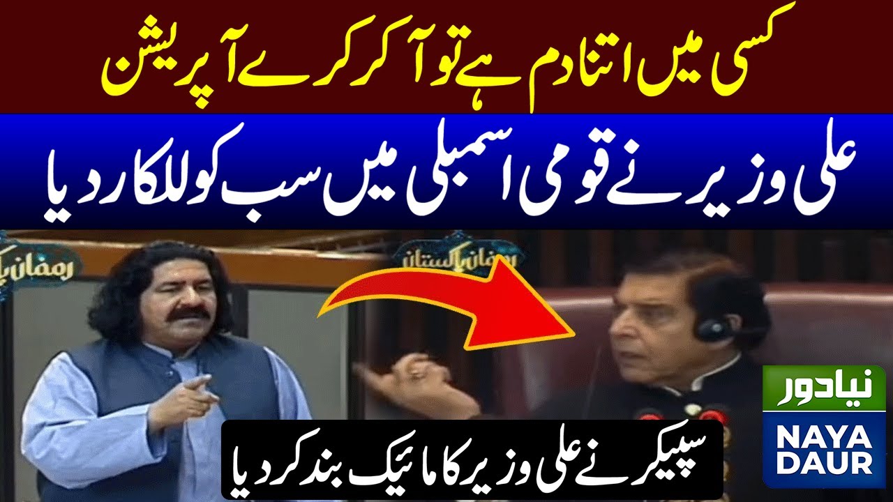 MNA Ali Wazir Emotional Speech at National Assembly | NSC Meeting Decision | KP | Pakistan