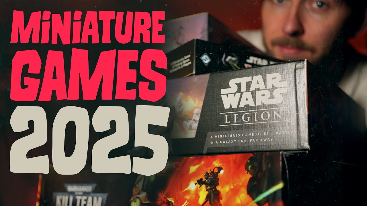 Настольные миниатюрные игры, в которые будут играть в 2025 году
