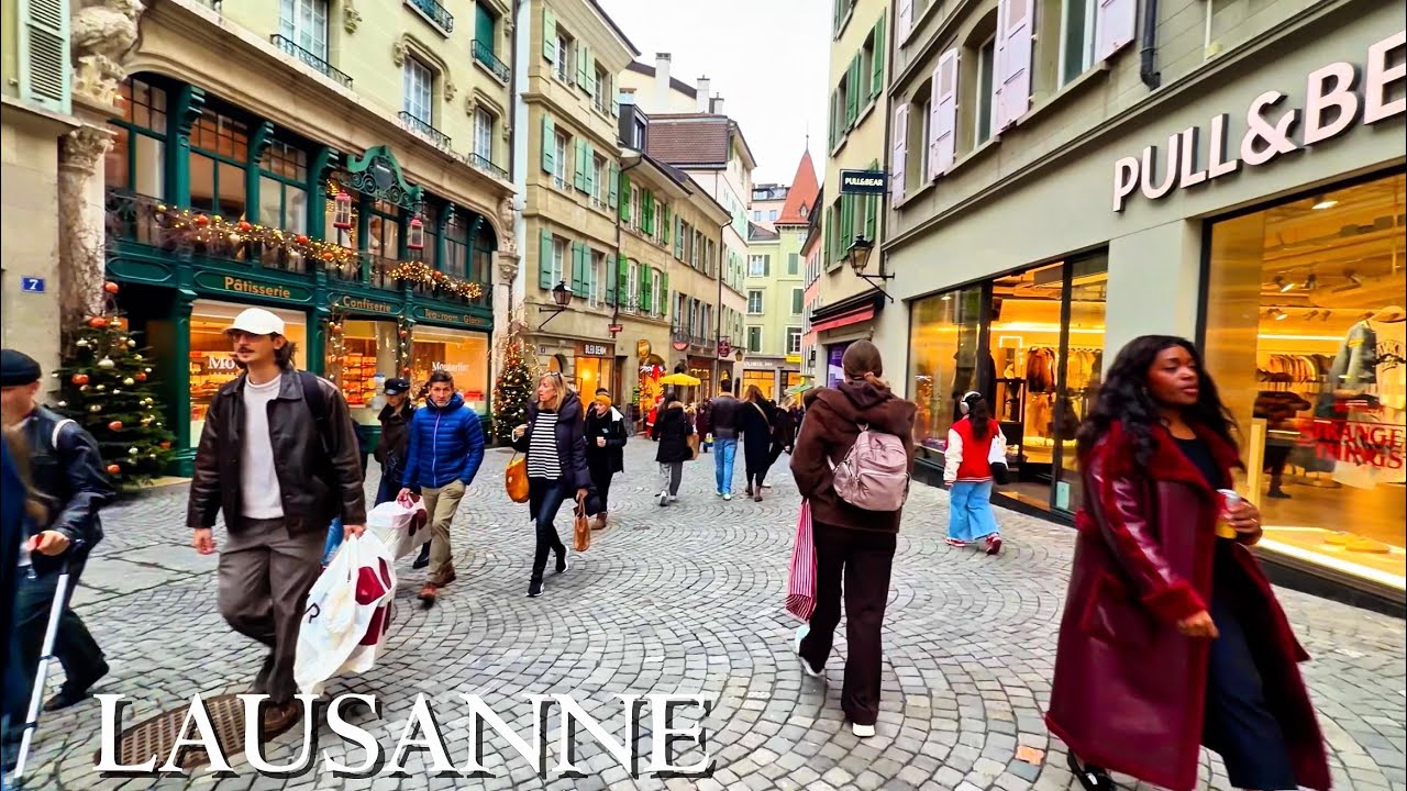 Lausanne | Switzerland 🇨🇭 Lausanne city walk + shopping 🇨🇭