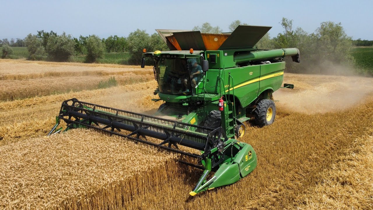 Trebbiatura grano 2022 | John Deere S670i | Agrosystem Nadalin