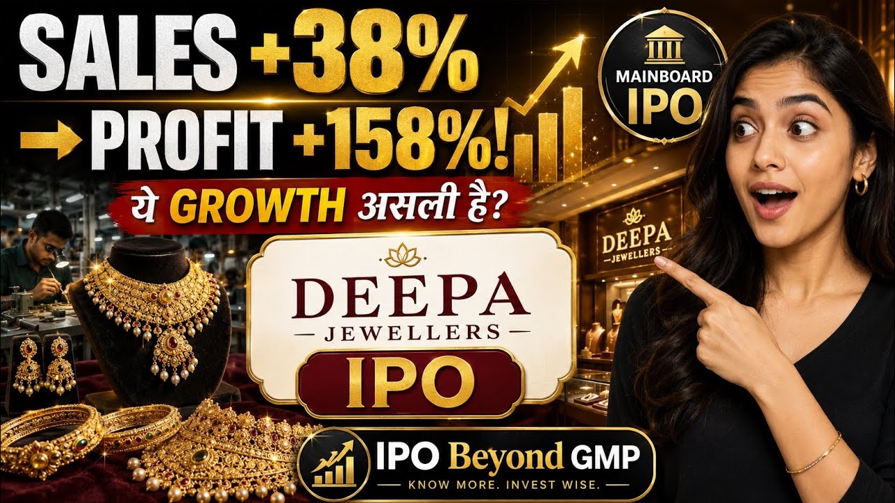 Deepa Jewellers IPO Review 2026 | Profit +158%! GMP, Subscription & Apply or Avoid?