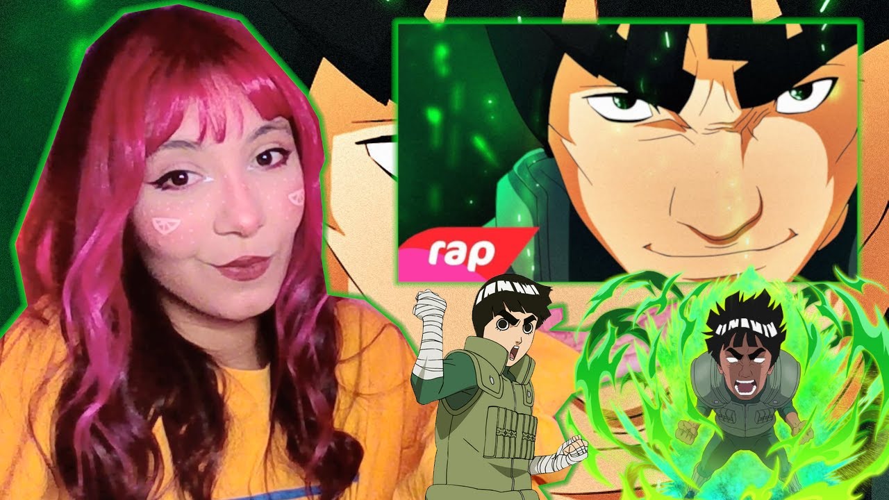 REACT | Rap do Maito Gai e Rap do Rock Lee (Naruto) | 7 minutoz | NERD HITS