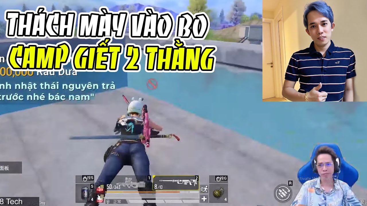 Nam Blue | THÁCH MÀY VÀO ĐƯỢC BO - CAMP KILL 2 MẠNG | PUBG Mobile