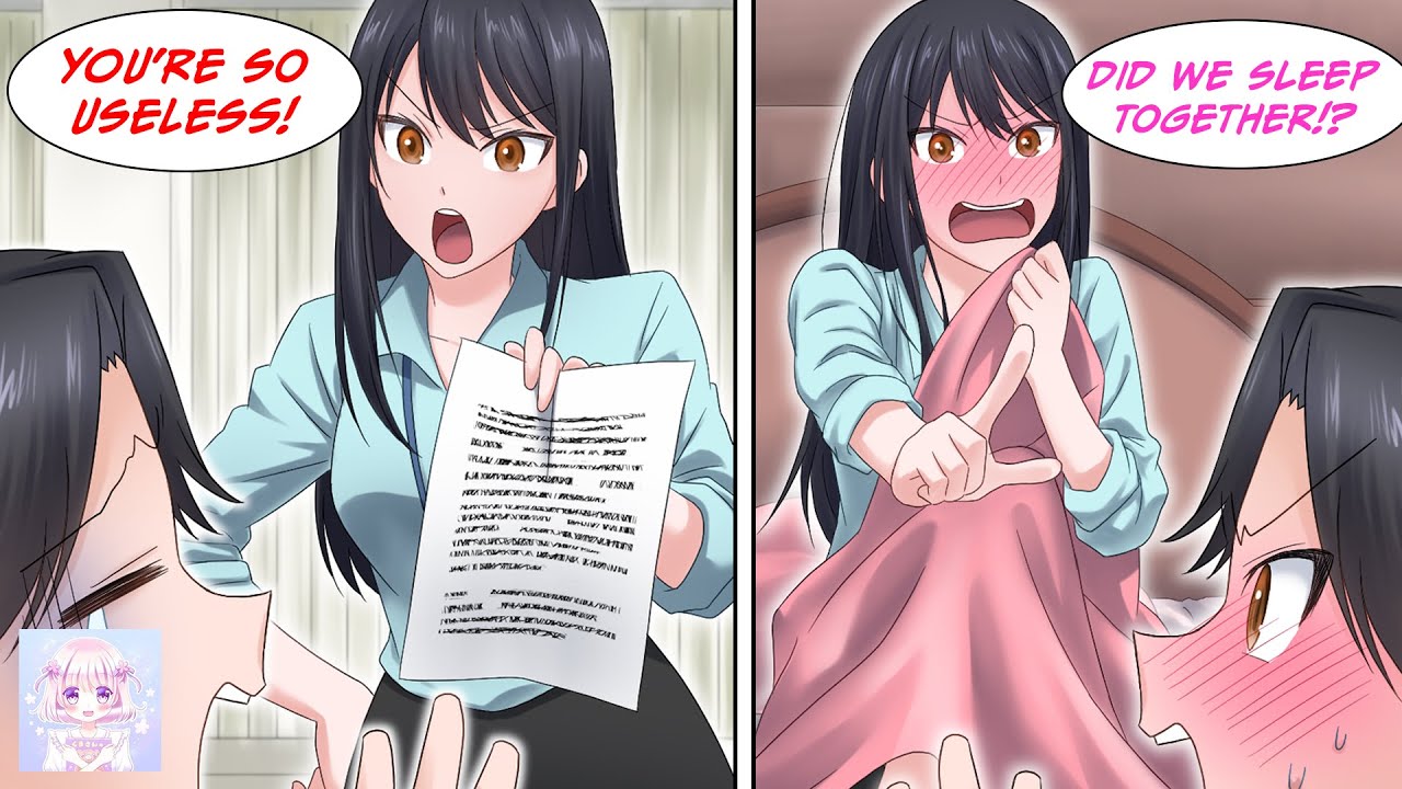 [Manga Dub] I went out for a drink with my strict boss... [RomCom]