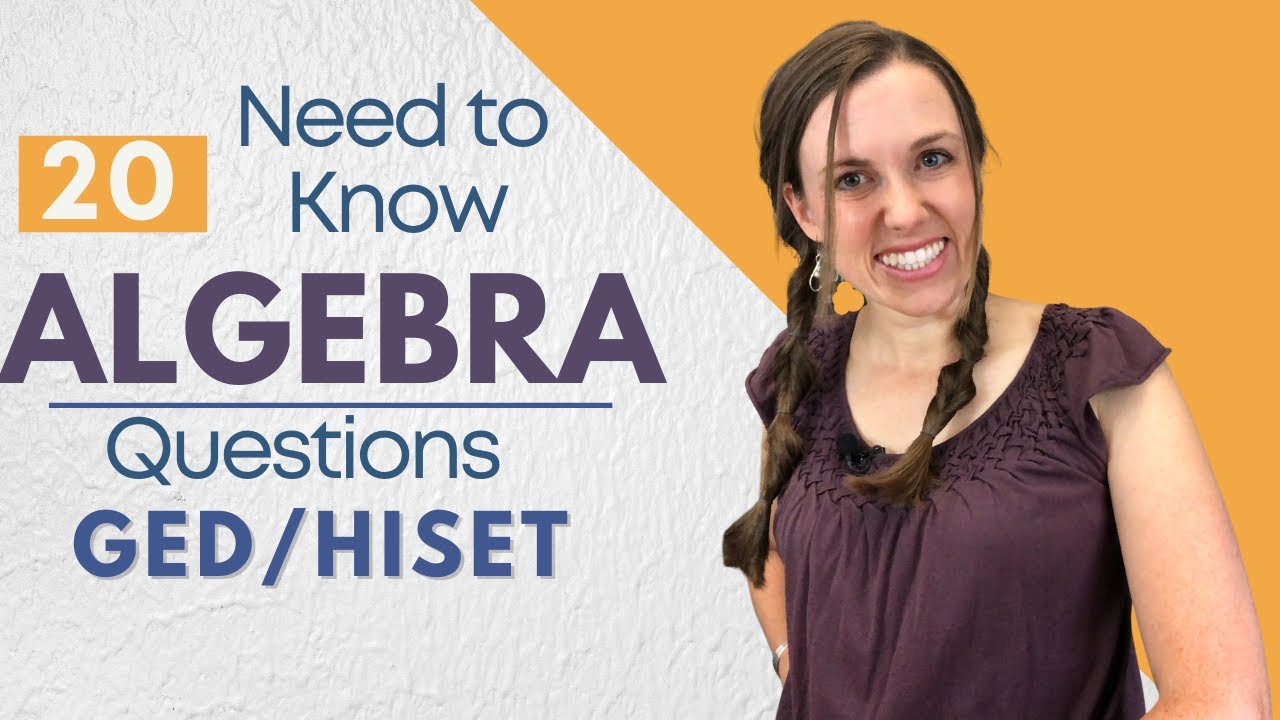 🚀 Boost Your Algebra Skills: GED/HiSET Math