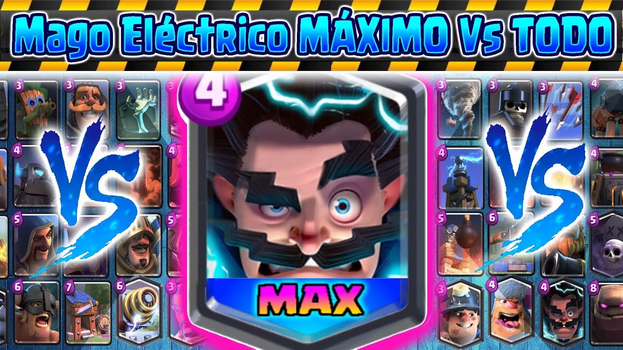 Mago Eléctrico MÁXIMO VS TODO | Kamikaze | Clash Royale