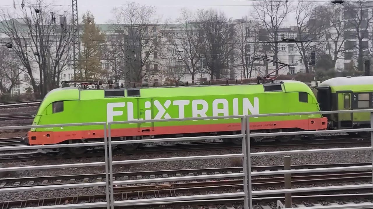 Pociągi Hamburg, Taurus Flixtrain, ICE, Vectron DSB, BR101, Twindexx Vario, Flirt, S-Bahn, Intercity