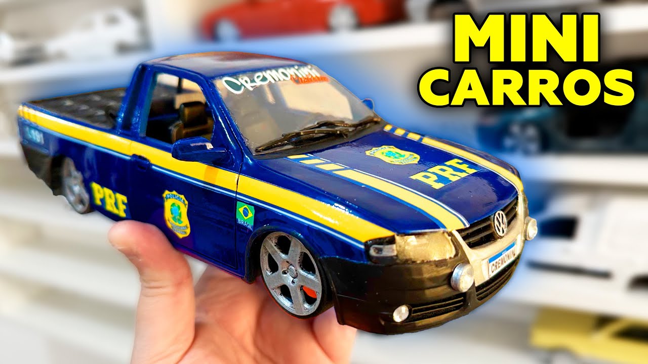 MINI CARROS BRASILEIROS COM SOM! SAVEIRO MINIATURA FUNCIONA DE VERDADE (FABRICA SOB ENCOMENDA)