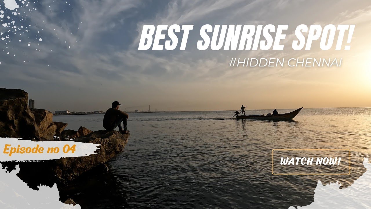 BEST SUNRISE spot at Chennai || N4 beach must visit ||#hidden #chennai #sunrise #weekend #beach