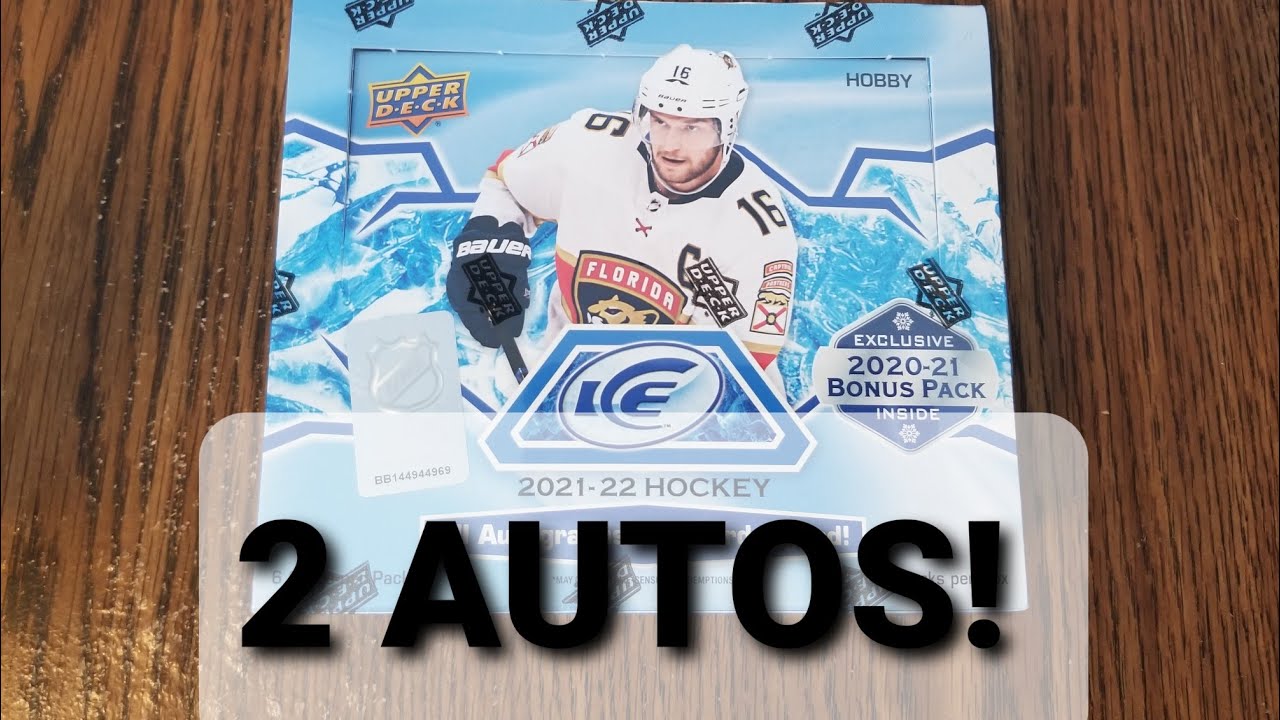 Cartes de Hockey - 2021/22 Upper Deck Ice Hobby Box Break! 2 Autos!!