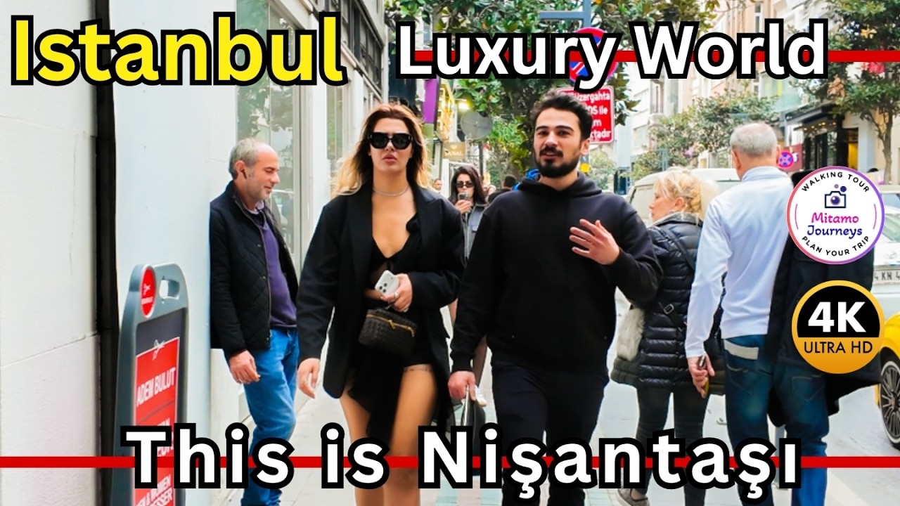 Can You Feel the Luxury of Istanbul? | Walking Through Nişantaşı’s Stylish Streets | 4K 60FPS