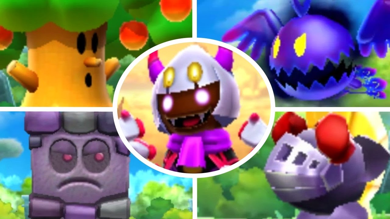 Team Kirby Clash Deluxe - ALL 42 Main & Side Bosses